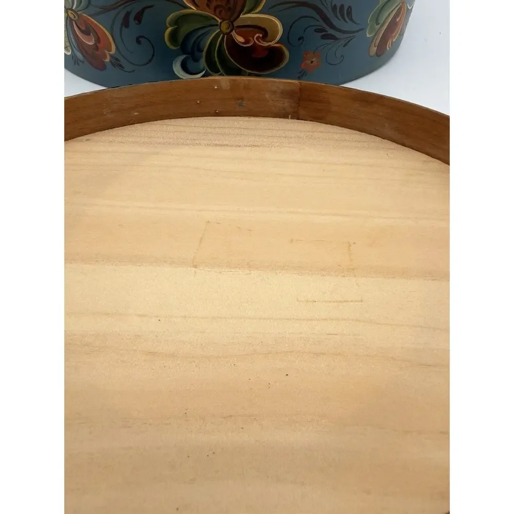 Authentic Scandinavian Bent Wood Box. Hand Made.